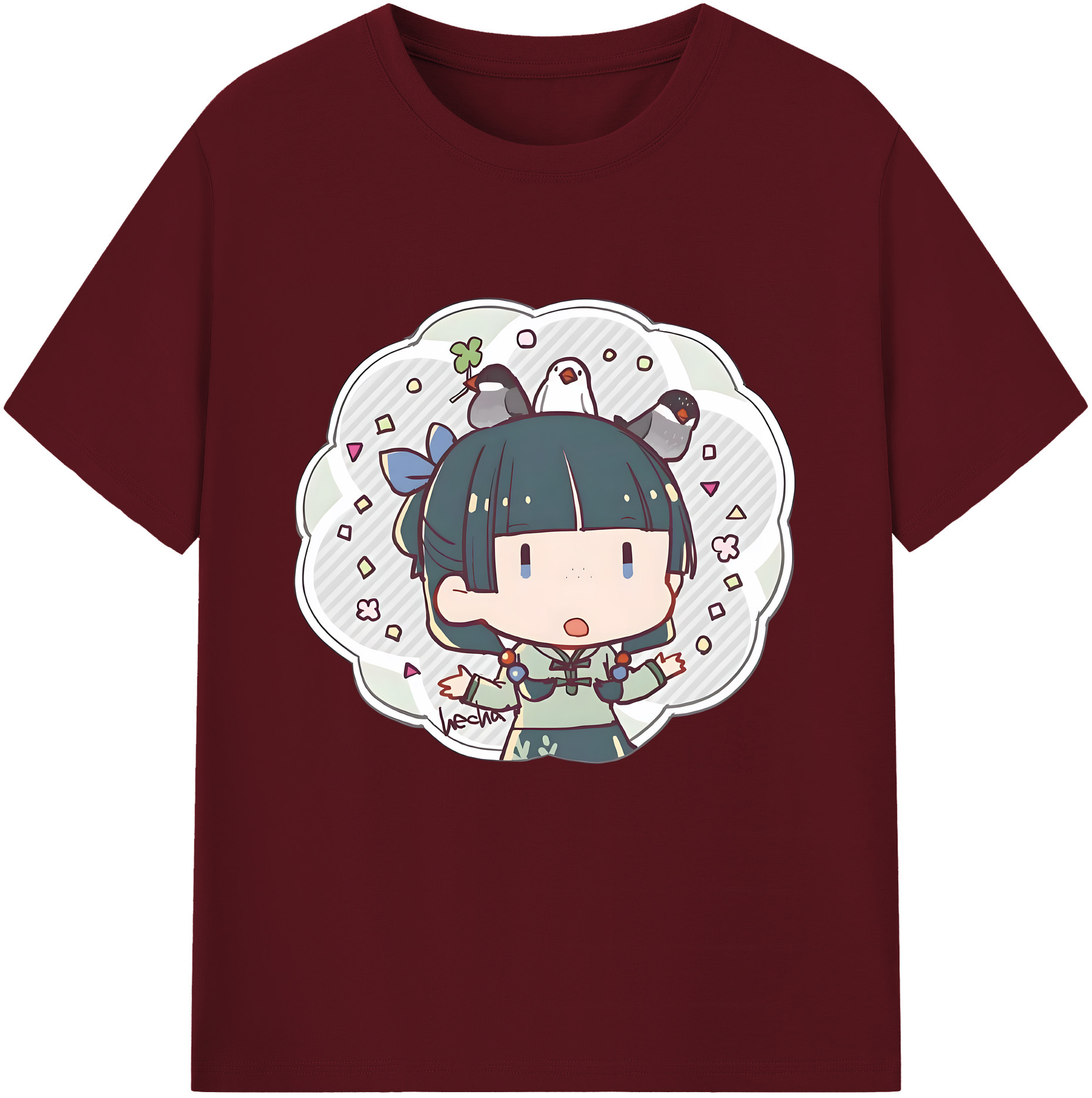 （画像用） 薬屋のひとりごと The Apothecary Diaries 綿100％半袖Tシャツ（フロントプリント）